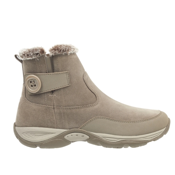 Easy Spirit Excel Cold Weather Booties. Water Resistant, Suede Zip- Up 8W. - Picture 2 of 16